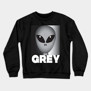 Grey Alien Crewneck Sweatshirt